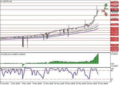 Реджеп Тайип Эрдоган - USD/TRY: лира движется к рекордным минимумам после победы Реджепа Тайипа Эрдогана на президентских выборах - smartmoney.one - США - Турция
