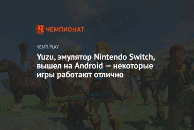 Yuzu, эмулятор Nintendo Switch, вышел на Android — некоторые игры работают отлично - championat.com