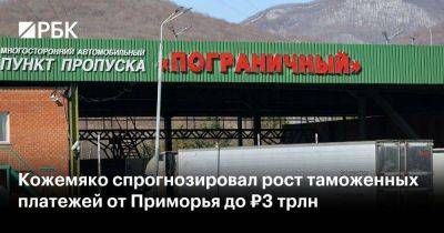 Владимир Путин - Олег Кожемяко - Кожемяко спрогнозировал рост таможенных платежей от Приморья до ₽3 трлн - smartmoney.one - Россия - Приморье край