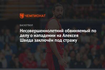Алексей Швед - Несовершеннолетний обвиняемый по делу о нападении на Алексея Шведа заключён под стражу - championat.com - Москва