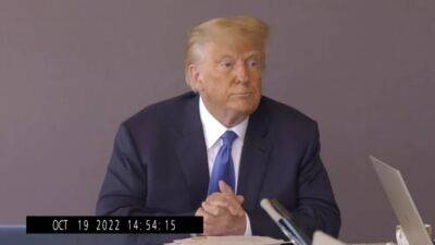 Дональд Трамп - Обнародована видеозапись допроса Дональда Трампа по поводу обвинений в изнаисловании - ru.euronews.com - США - Нью-Йорк - Ирландия