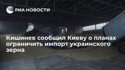 Николай Сольский - Кишинев сообщил Киеву о планах временно ограничить импорт украинского зерна - smartmoney.one - Украина - Киев - Молдавия - Румыния - Венгрия - Польша - Болгария - Словакия