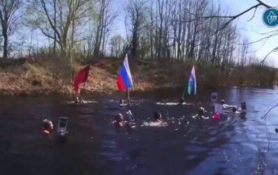 Россияне провели акцию Бессмертный полк в воде - korrespondent.net - Россия - Украина - Тюмень