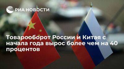 Антон Силуанов - Таможня КНР заявила о росте товарооборота Китая с Россией на 41,3% с начала 2023 года - smartmoney.one - Москва - Россия - Китай - Индия