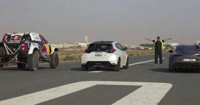 Нассер Аль-Аттия - Ford Ranger - Спорткары Toyota сравнили с гоночным пикапом на прямой (видео) - focus.ua - Китай - США - Украина - Япония - Dakar