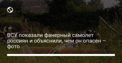 ВСУ показали фанерный самолет россиян и объяснили, чем он опасен – фото - liga.net - Россия - Украина