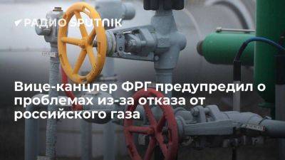 Роберт Хабек - Вице-канцлер ФРГ: полный отказ от российского газа приведет к краху экономики - smartmoney.one - Россия - Украина - Германия