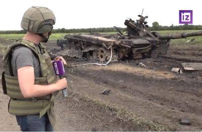 На Донецький - Російські окупанти знищили свій танк Т-80 | Новини та події України та світу, про політику, здоров'я, спорт та цікавих людей - real-vin.com - Украина