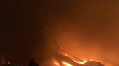 "Бавовна знатная": небо под Курском стало красным после взрыва, огонь быстро распространяется - politeka.net - Украина - Курск