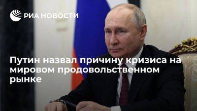 Владимир Путин - Путин: продовольственный кризис возник из-за необоснованной эмиссии со стороны Запада - smartmoney.one - Россия