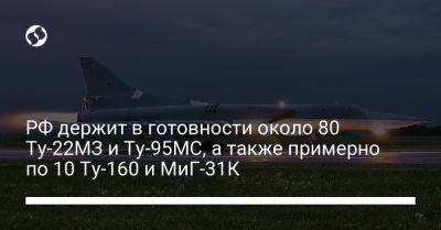 Джеймс Хиппи - РФ держит в готовности около 80 Ту-22МЗ и Ту-95МС, а также примерно по 10 Ту-160 и МиГ-31К - liga.net - Москва - Россия - Украина - Киев - Англия
