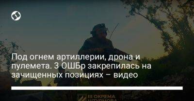 Андрей Билецкий - Под огнем артиллерии, дрона и пулемета. 3 ОШБр закрепилась на зачищенных позициях – видео - liga.net - Украина