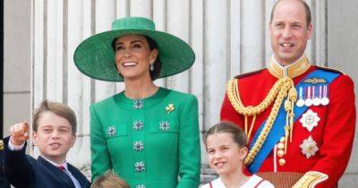 принц Уильям - принцесса Диана - Кейт Миддлтон - королева Елизавета - принцесса Анна - король Чарльз - Кейт Миддлтон надела особенную брошь в виде трилистника на Trooping the Colour - focus.ua - Украина - Лондон - Ирландия
