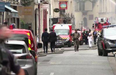 Жеральд Дарманен - В центре Парижа после взрыва обрушилось здание - obzor.lt - Франция - Париж - Литва