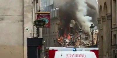 В Париже произошел масштабный взрыв, обрушилось здание — видео - nv.ua - США - Украина - Париж