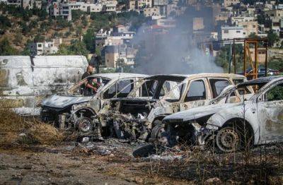 Столкновения между поселенцами и палестинцами в Самарии: повреждены десятки домов и автомобилей - nashe.orbita.co.il - Палестина