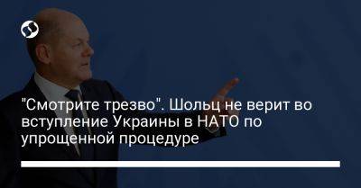 Олаф Шольц - Джеймс Клеверли - "Смотрите трезво". Шольц не верит во вступление Украины в НАТО по упрощенной процедуре - liga.net - США - Украина - Киев - Англия - Германия - Берлин