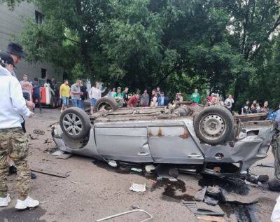 Взрыв в Москве 25 июня – машина перевернулась вверх дном – фото и видео - apostrophe.ua - Москва - Украина