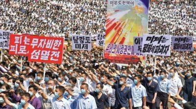 В Северной Корее стотысячная толпа требовала ядерного удара по США - ru.slovoidilo.ua - США - Украина - КНДР - Пхеньян