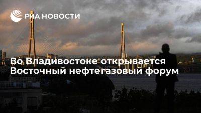 Во Владивостоке открывается седьмой ежегодный международный Восточный нефтегазовый форум - smartmoney.one - Владивосток - Дальний Восток