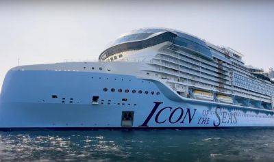 На воду спущен самый большой в мире круизный корабль – гигантский Icon of The Seas - obzor.lt
