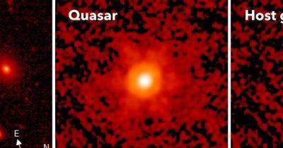 Джеймс Уэбб - Вселенная - Ученые впервые увидели свет звезд вокруг квазаров в галактиках из ранней Вселенной - focus.ua - Украина