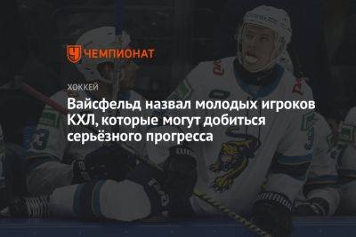 Леонид Вайсфельд - Матвей Мичков - Вайсфельд назвал молодых игроков КХЛ, которые могут добиться серьёзного прогресса - championat.com - Сочи