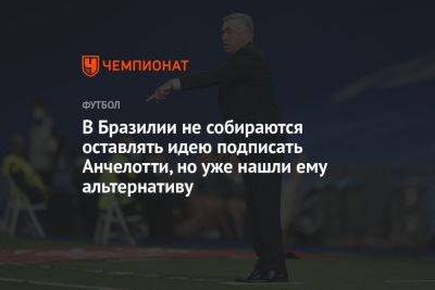 Карло Анчелотти - В Бразилии не собираются оставлять идею подписать Анчелотти, но уже нашли ему альтернативу - championat.com - Бразилия - Хорватия - Мадрид