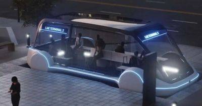 Илон Маск - Футуристичный беспилотный автобус Tesla рассекретили до премьеры (видео) - focus.ua - Украина - Las Vegas