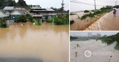 Оползни и наводнения в Южной Корее – сколько погибших и пропавших без вести – фото, видео - obozrevatel.com - Южная Корея - Турция
