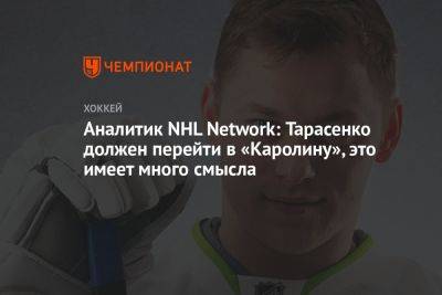Владимир Тарасенко - Луис Блюз - Аналитик NHL Network: Тарасенко должен перейти в «Каролину», это имеет много смысла - championat.com - Россия - New York - Нью-Йорк