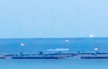 Как выглядит массированная комбинированная атака дронов на Севастополь: яркие видео - charter97.org - Россия - Крым - Белоруссия - Севастополь