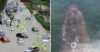 Оползни и наводнения в Южной Корее – из-за наводнений в Корее погибли 22 человека, 14 пропали без вести, тысячи эвакуировали - obozrevatel.com - Южная Корея - Корея - Reuters