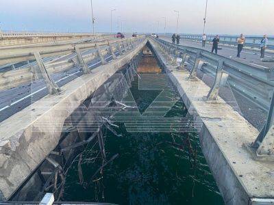 Появились фото повреждений на Крымском мосту - rupor.info
