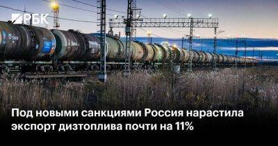 Владимир Путин - Под новыми санкциями Россия нарастила экспорт дизтоплива почти на 11% - smartmoney.one - Норвегия - Россия - Англия - Австралия - Египет - Турция - Бразилия - Гана - Саудовская Аравия - Ливия - Эмираты - Тунис - Тунисская Респ. - Марокко