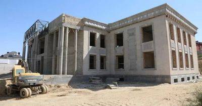 В Истаравшане продолжается строительство Дворца культуры имени Исмоили Сомони - dialog.tj - Таджикистан - Истаравшан