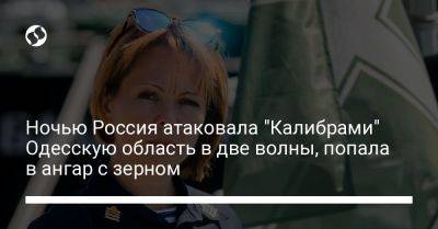 Наталья Гуменюк - Ночью Россия атаковала "Калибрами" Одесскую область в две волны, попала в ангар с зерном - liga.net - Россия - Украина - Крым - Одесса - Одесская обл.