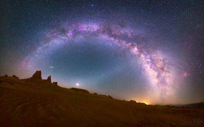 Млечный путь - в Иране фотограф снял уникальное фото галактики в виде арки в Иране - apostrophe.ua - Украина - Иран - Португалия