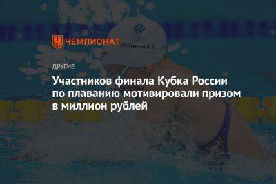 Владимир Сальников - Участников финала Кубка России по плаванию мотивировали призом в миллион рублей - championat.com - Россия - Украина - Япония - Казань