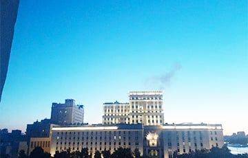 «Панцирь» на крыше Минобороны РФ в Москве не смог сбить дрон, пролетевший рядом с ним - charter97.org - Москва - Россия - Белоруссия