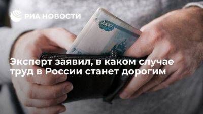 Эксперт РАН: труд в России должен стать дорогим за счет структурной перестройки экономики - smartmoney.one - Россия