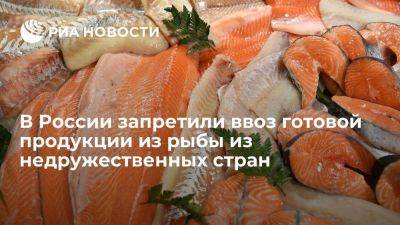 Михаил Мишустин - Правительство запретило ввоз готовой продукции из рыбы из недружественных стран - smartmoney.one - Норвегия - Россия - США