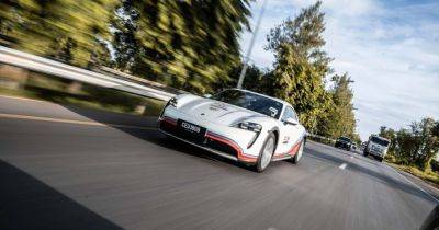 Porsche Taycan - Электромобиль Porsche Taycan установил новый рекорд по дальности хода (фото) - focus.ua - Украина - Таиланд - Сингапур - Бангкок - Республика Сингапур