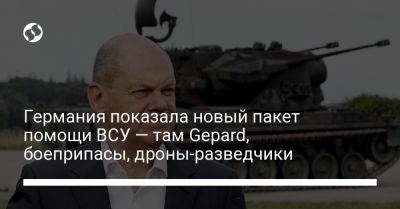 Олафа Шольца - Германия показала новый пакет помощи ВСУ — там Gepard, боеприпасы, дроны-разведчики - liga.net - США - Украина - Германия