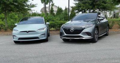 Mercedes - Эксперты сравнили новейший электрокроссовер Mercedes и Tesla Model X (видео) - focus.ua - Украина