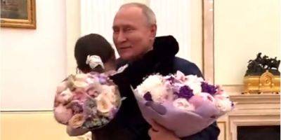 Владимир Путин - Путин решил поиграть с девочкой, чтобы поднять свой упавший рейтинг — видео - nv.ua - Россия - Украина - респ. Дагестан