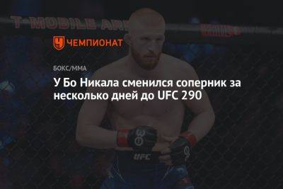 У Бо Никала сменился соперник за несколько дней до UFC 290 - championat.com - шт. Колорадо - шт.Флорида