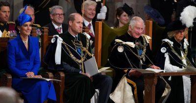 принц Уильям - Кейт Миддлтон - Камилла - принцесса Анна - король Чарльз III (Iii) - На коронации Чарльза в Шотландии Кейт Миддлтон была не в церемониальном наряде: в чем причина - focus.ua - Украина - Англия - Лондон - Шотландия