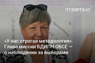 «У нас строгая методология». Глава миссии БДИПЧ ОБСЕ — о наблюдении за выборами в Узбекистане - gazeta.uz - Узбекистан - Ташкент