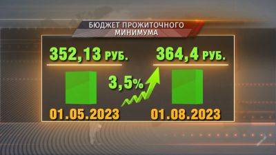 Бюджет прожиточного минимума вырос на 3,5% - belarus24.by - Белоруссия